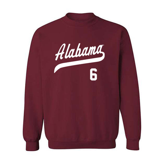 Alabama - NCAA Baseball : Beau Bryans - Classic Shersey Crewneck Sweatshirt Style001