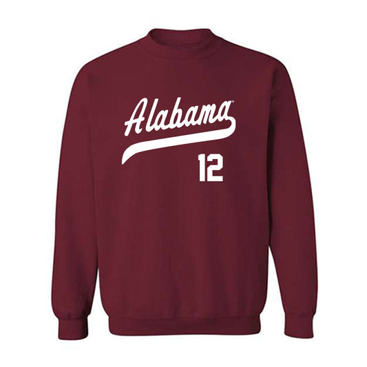 Alabama - NCAA Baseball : JT Blackwood - Classic Shersey Crewneck Sweatshirt Style001