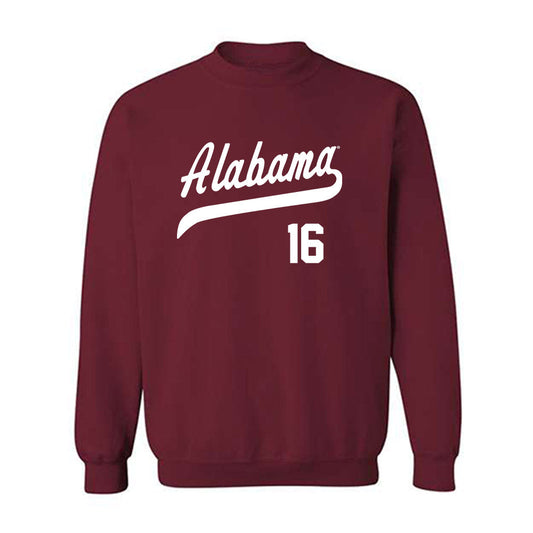 Alabama - NCAA Baseball : Jonathan Stevens - Classic Shersey Crewneck Sweatshirt