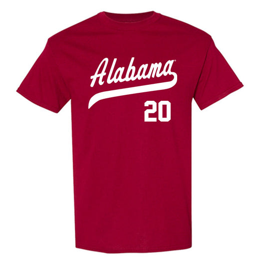 Alabama - NCAA Baseball : Zane Adams - Classic Shersey T-Shirt Style001