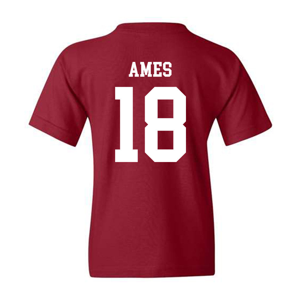Alabama - Baseball Alumni : Skip Ames - Classic Shersey Youth T-Shirt