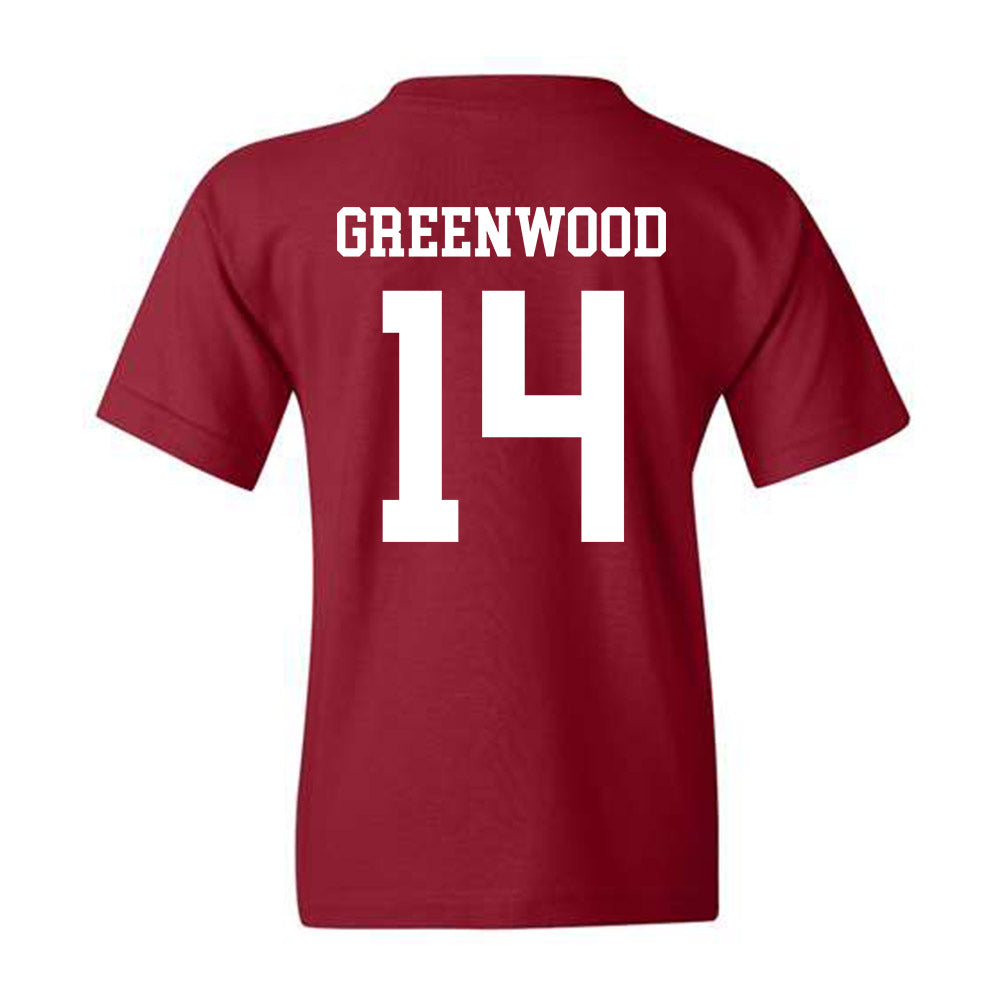 Alabama - Football Alumni : Darren Greenwood - Classic Shersey Youth T-Shirt