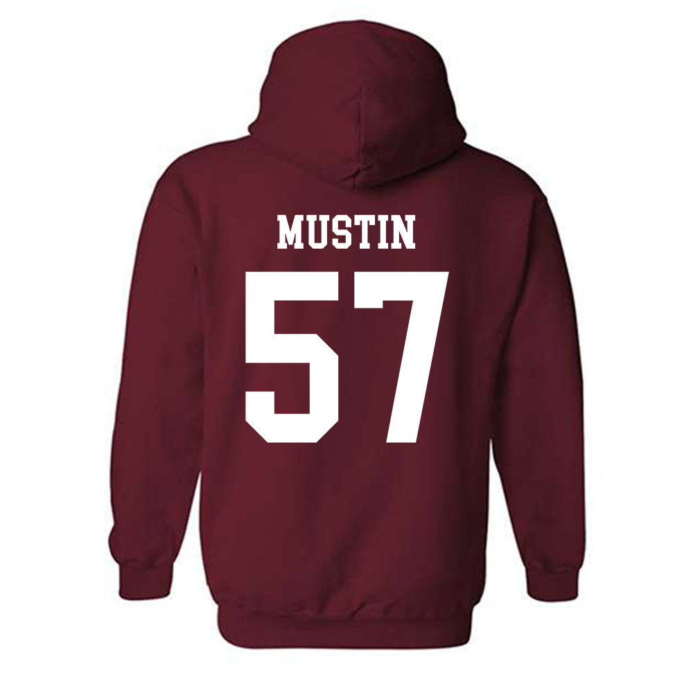 Alabama - Football Alumni : William Mustin - Classic Shersey Hooded Sweatshirt