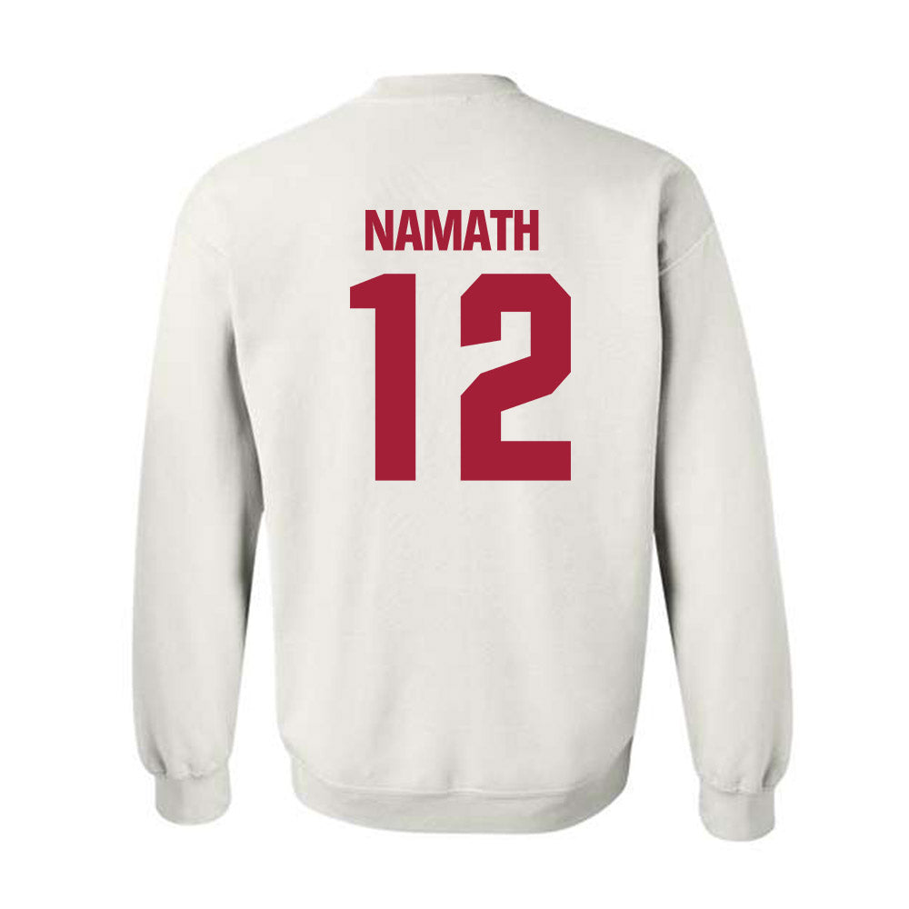 Alabama - Football Alumni : Joe Namath - Classic Shersey Crewneck Sweatshirt Style002