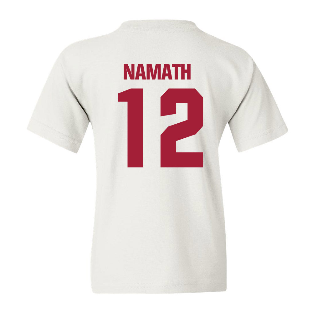Alabama - Football Alumni : Joe Namath - Classic Shersey Youth T-Shirt Style011