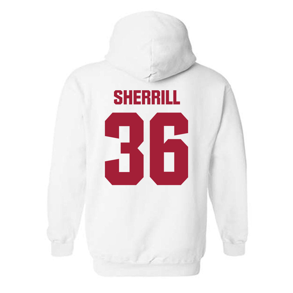 Alabama - Football Alumni : Jackie Sherrill - Classic Shersey Hooded Sweatshirt Style011