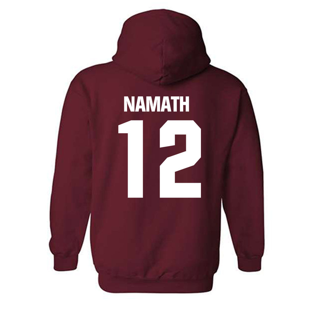 Alabama - Football Alumni : Joe Namath - Classic Shersey Hooded Sweatshirt Style006