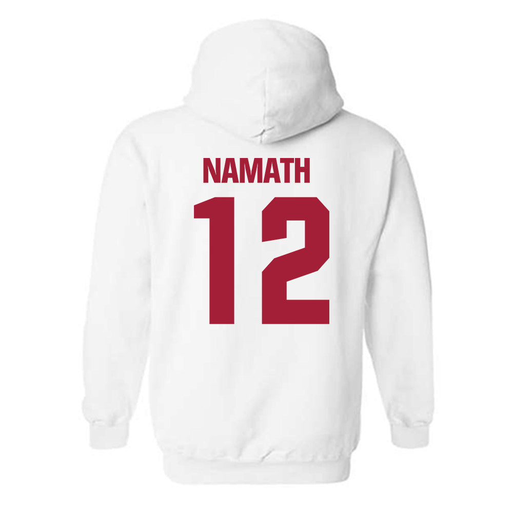 Alabama - Football Alumni : Joe Namath - Classic Shersey Hooded Sweatshirt Style008