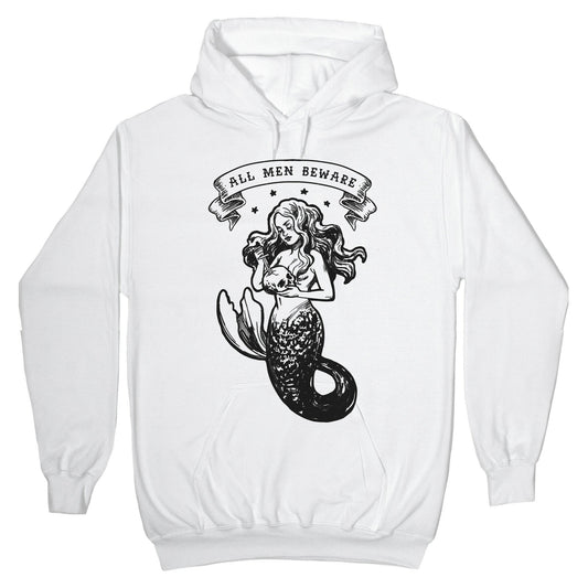 All Men Beware Vintage Mermaid Hoodie