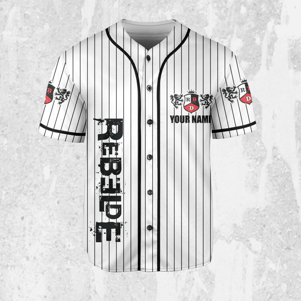 RBD Rebelde Tour 2023 Jersey - Personalize Black and White Color Shirt with RBD Logo - Aopprinter
