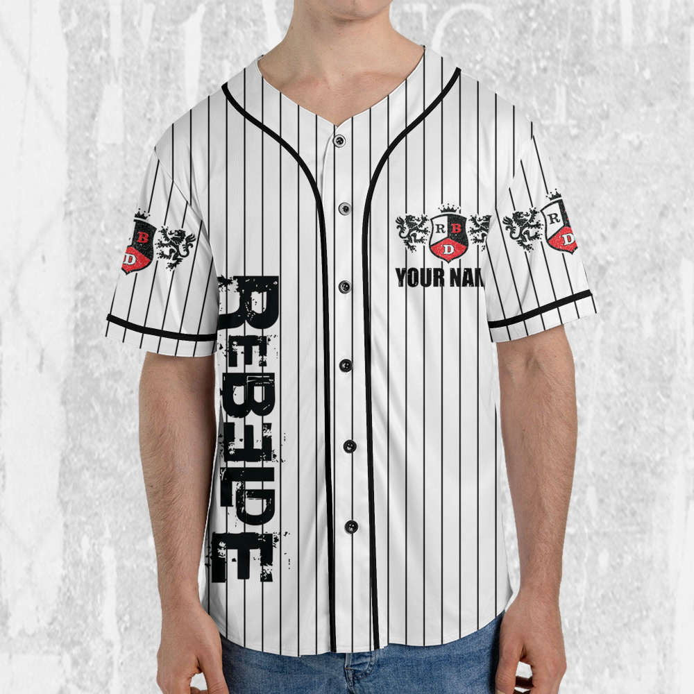 RBD Rebelde Tour 2023 Jersey - Personalize Black and White Color Shirt with RBD Logo - Aopprinter