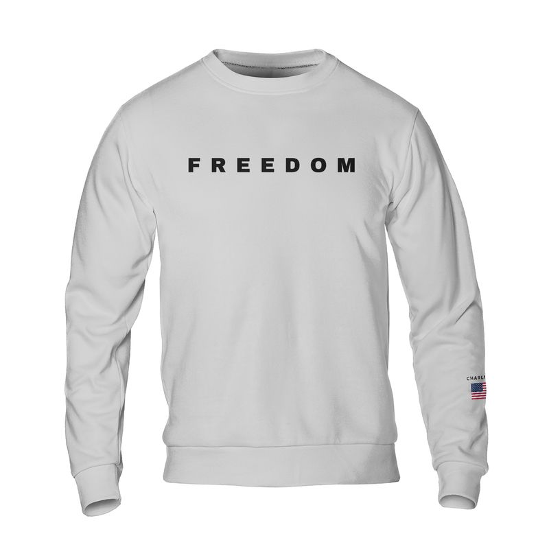 Freedom Charlie Kirk USA Flag Sweatshirt