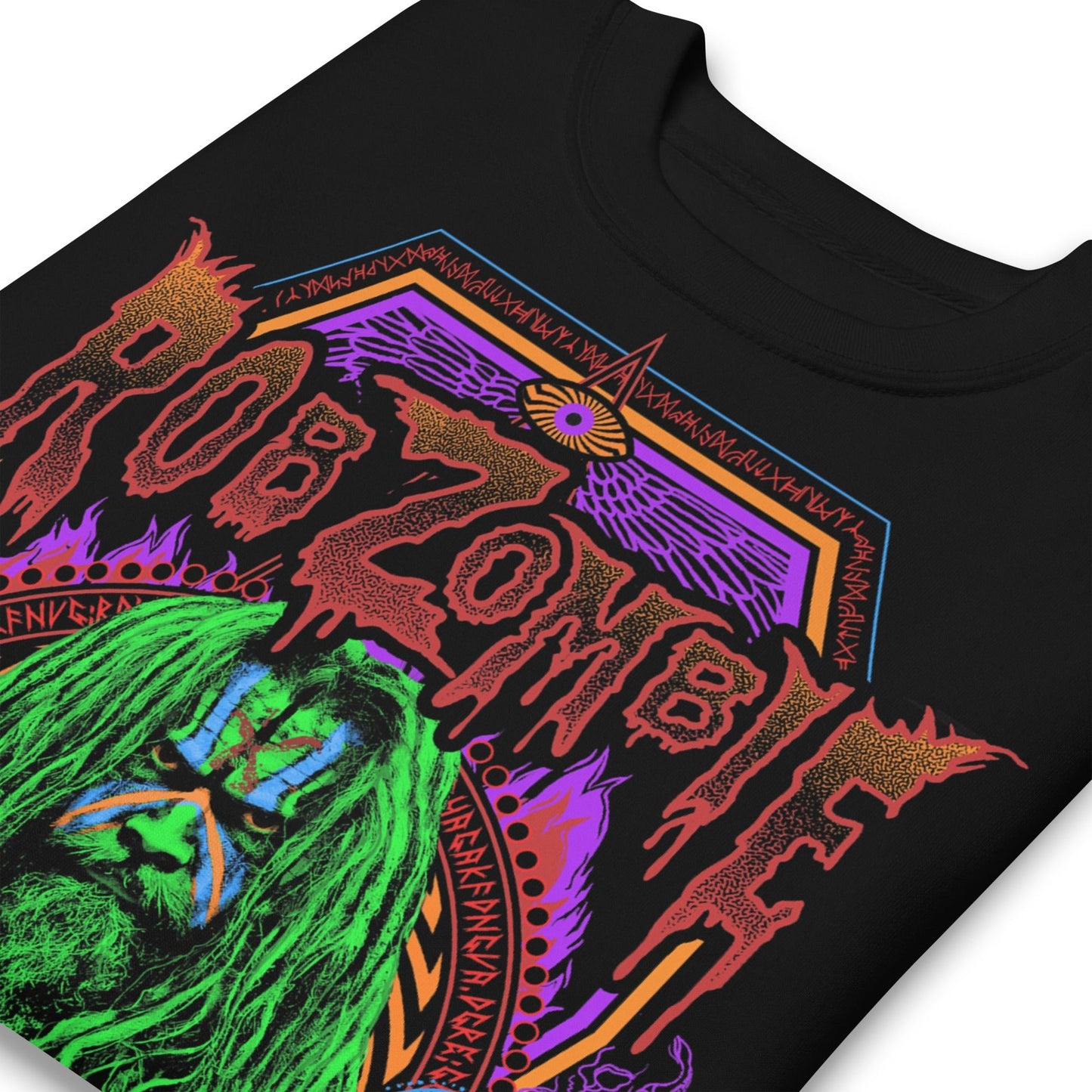 Rob Zombie Psychedelic Jumbo Print Sweatshirt