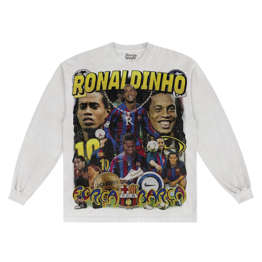 Ronaldinho BarÃ§a Classic Long Sleeved Tee