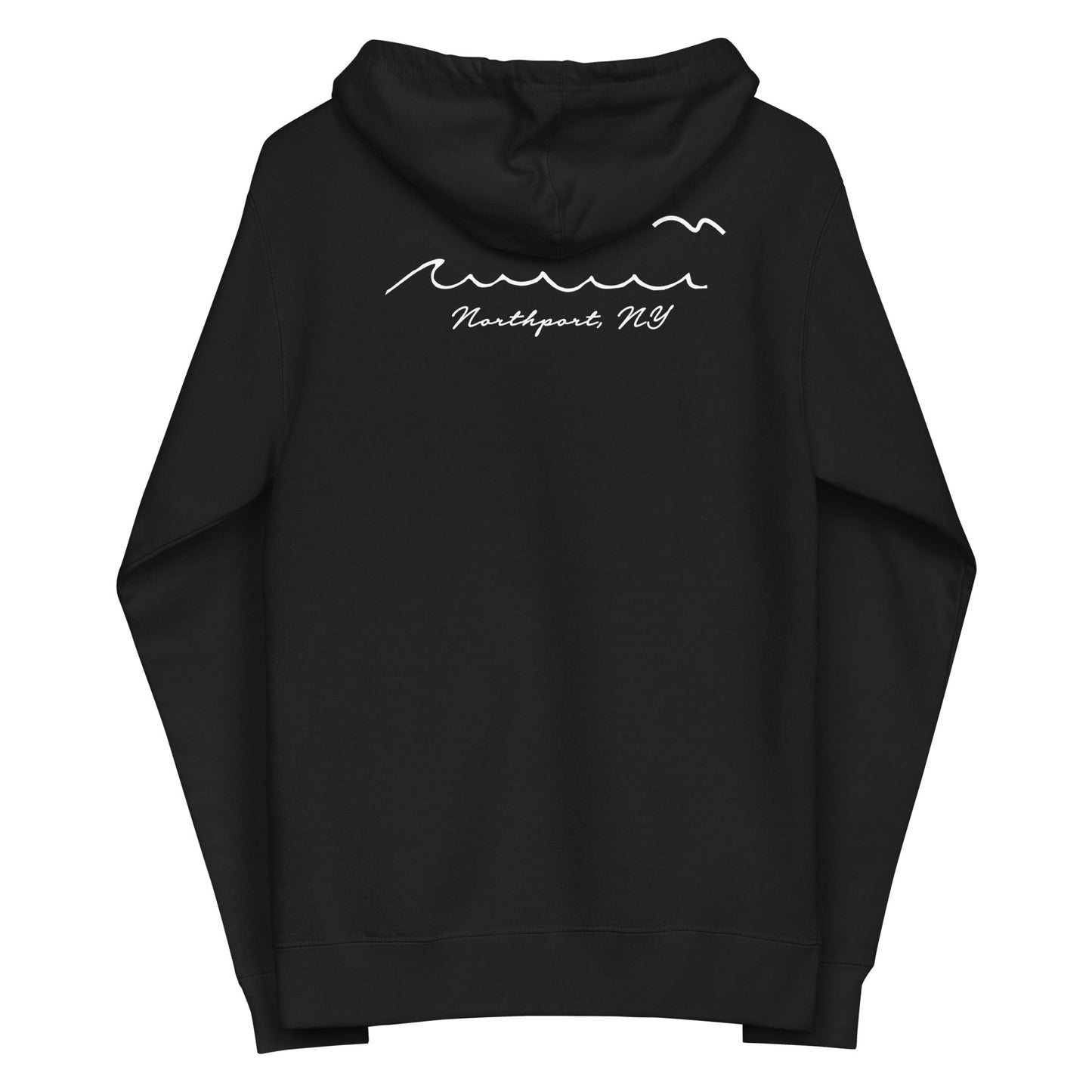 Salted Unisex fleece zip up hoodie Style001