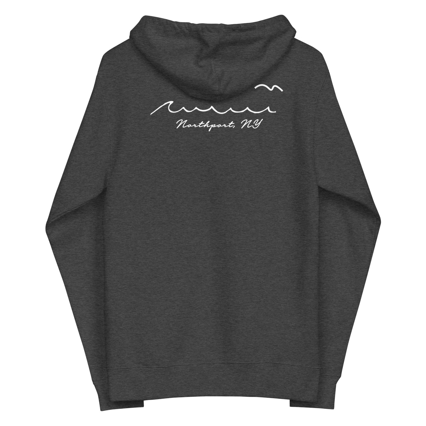 Salted Unisex fleece zip up hoodie Style001