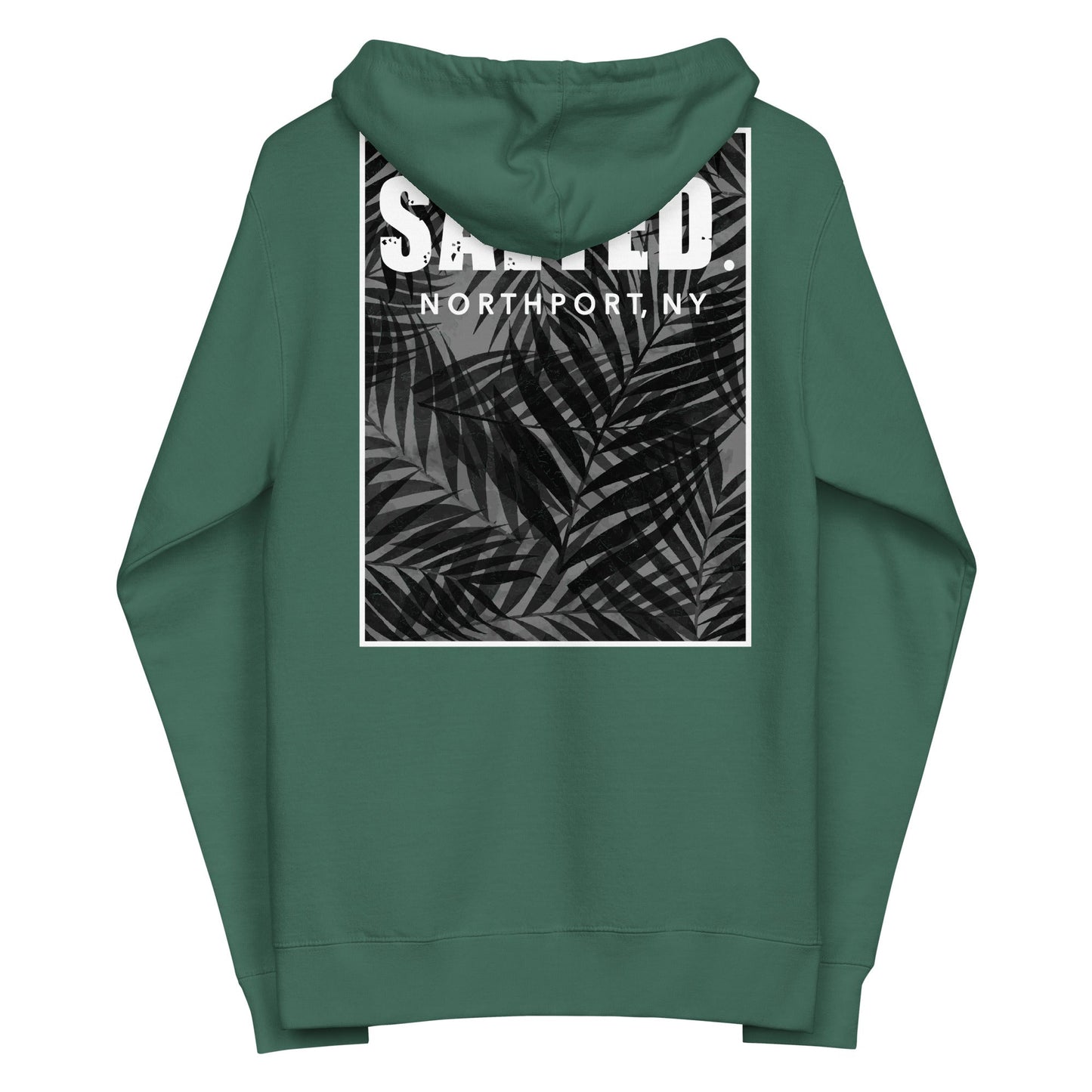 Salted Unisex fleece zip up hoodie