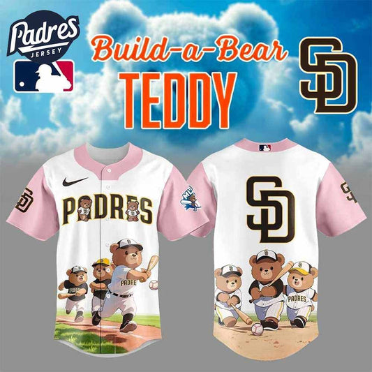 San Diego Padres x Teddy Bear 2025 Baseball Jersey - Padres Jersey Oasis: Elevate Your Baseball Style Game