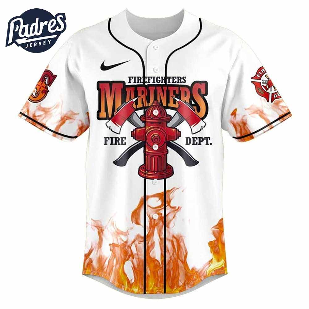 Seattle Mariners Firefighter Appreciation Day 2025 Baseball Jersey - Padres Jersey Oasis: Elevate Your Baseball Style Game