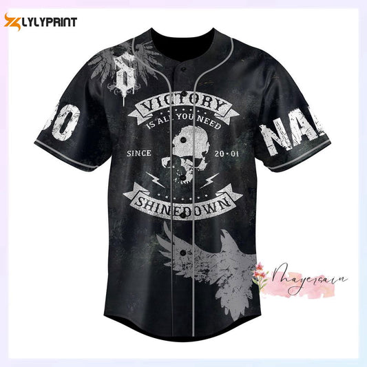 shine down Baseball Jersey Shirt, shine down Tour 2023 Jersey - lylyprint.com