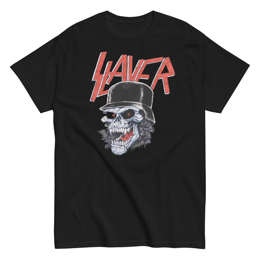 Slayer - Helmet Skull T-Shirt