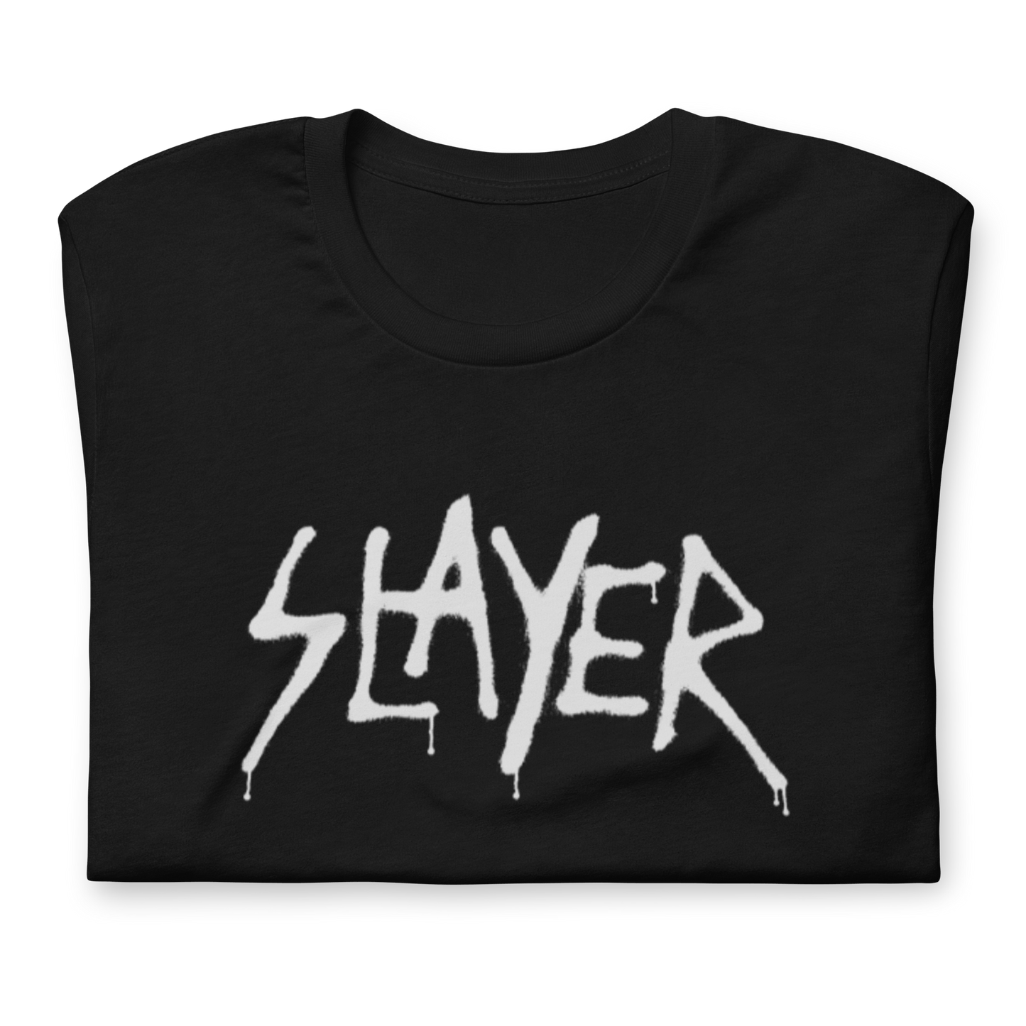 Slayer - White Drip Logo T-Shirt