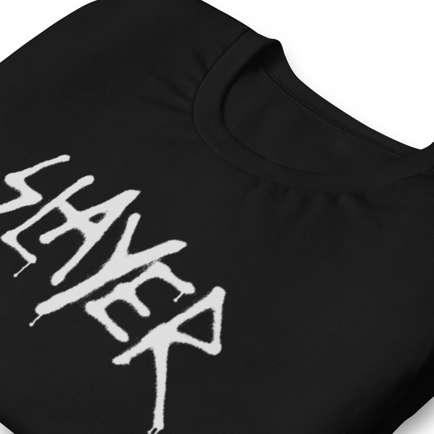 Slayer - White Drip Logo T-Shirt