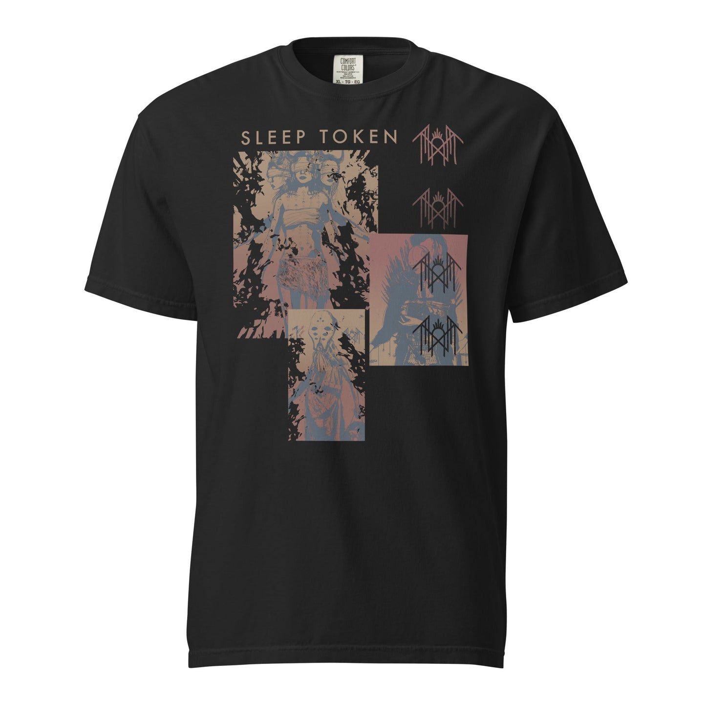 Sleep Token Multi Hit Mineral Wash T-Shirt