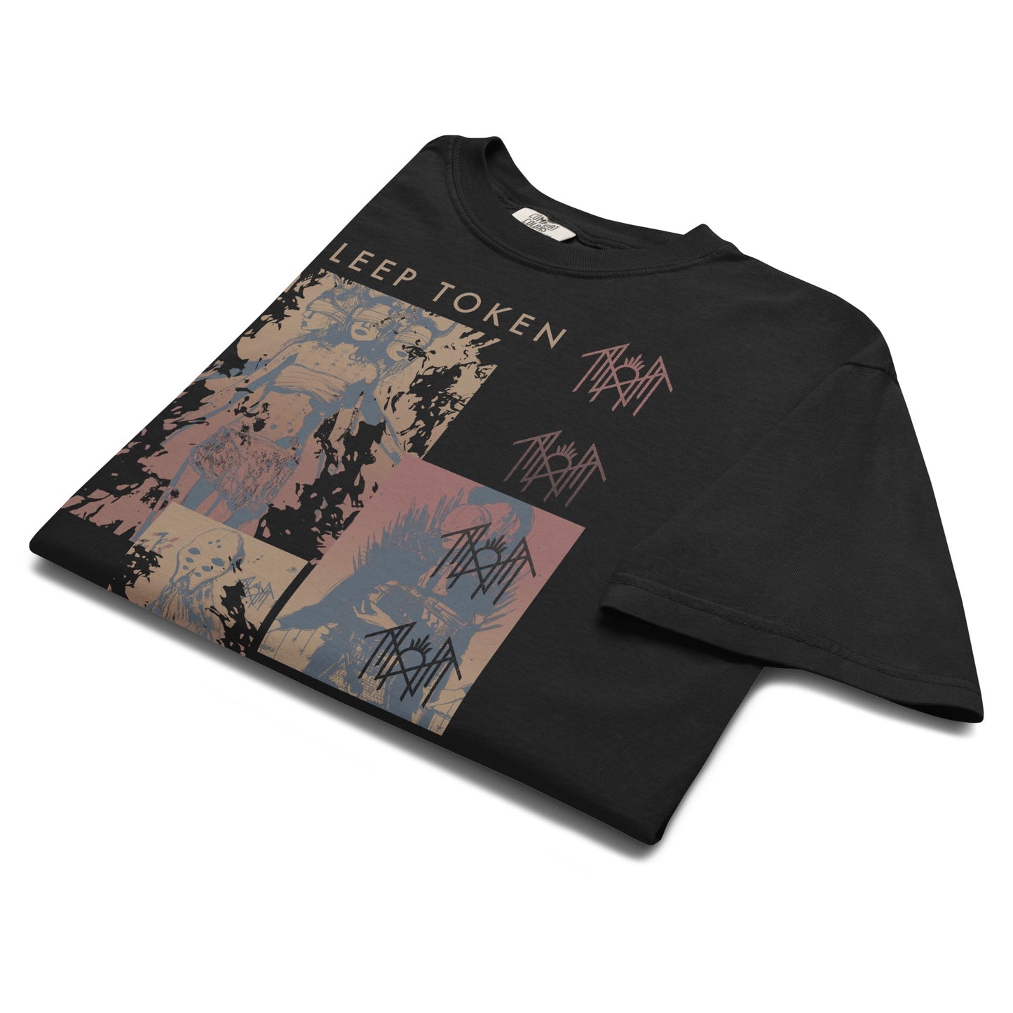 Sleep Token Multi Hit Mineral Wash T-Shirt