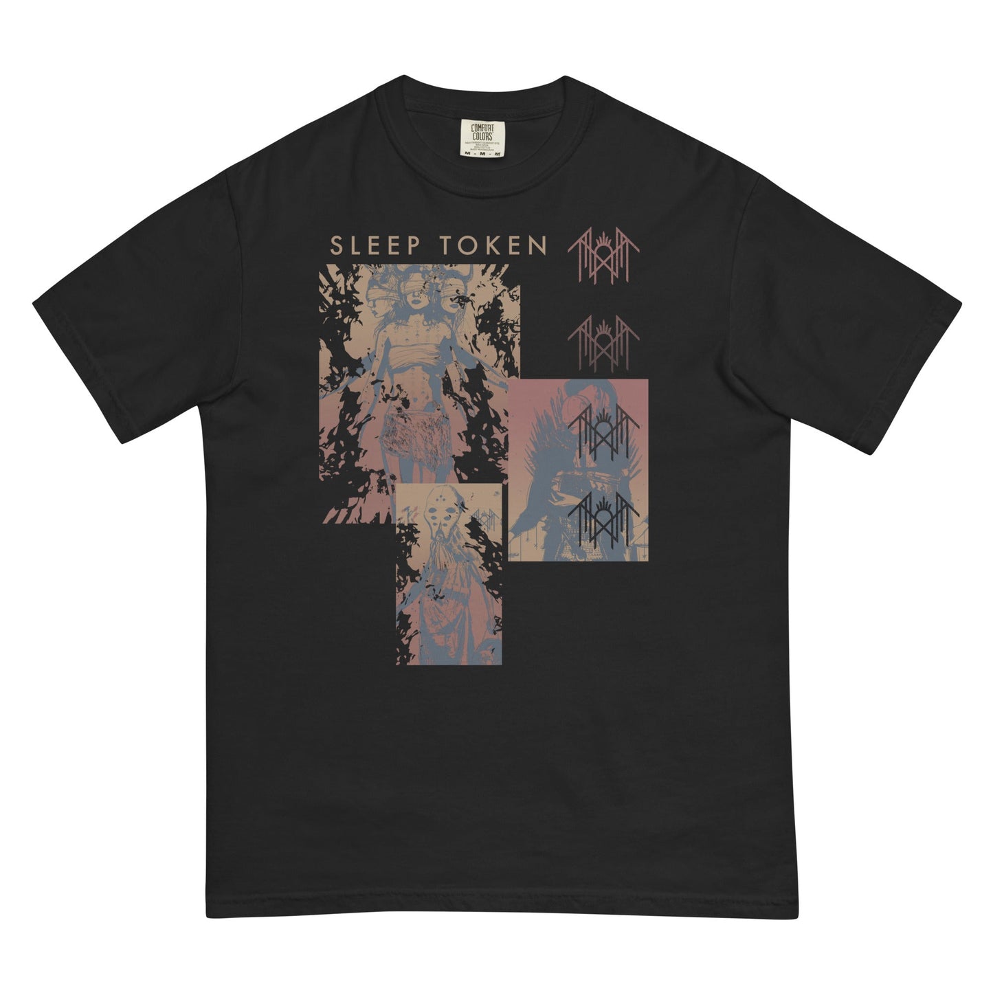 Sleep Token Multi Hit Mineral Wash T-Shirt