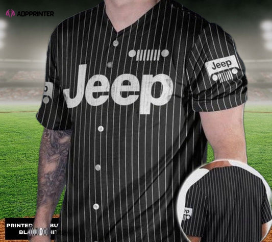 Sport the Classic Style with JP Striped Baseball Jersey - Shop Now! - Aopprinter
