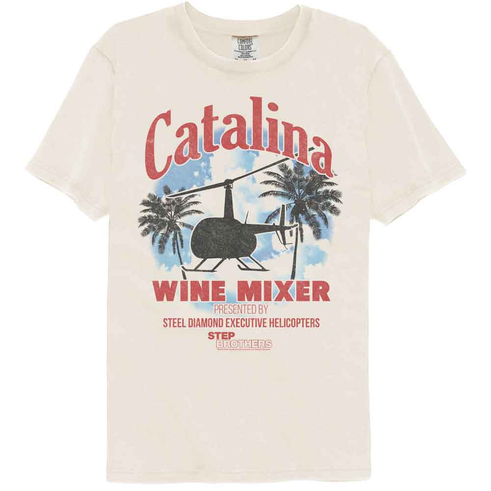 Step Brothers Sky Palm Trees Wine Mixer Comfort Colors T-Shirt