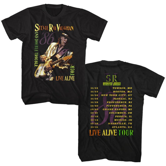 Stevie Ray Vaughan - Live Alive Tour T-Shirt