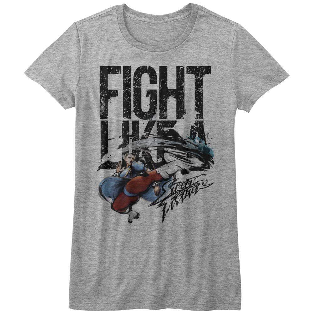 Street Fighter Fight Like A Womens T-Shirt
