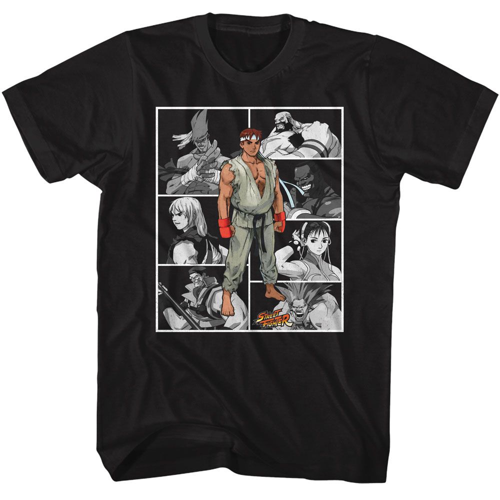 Street Fighter - Fighters In Boxes T-Shirt