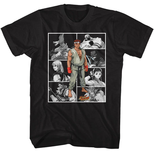 Street Fighter - Fighters In Boxes T-Shirt