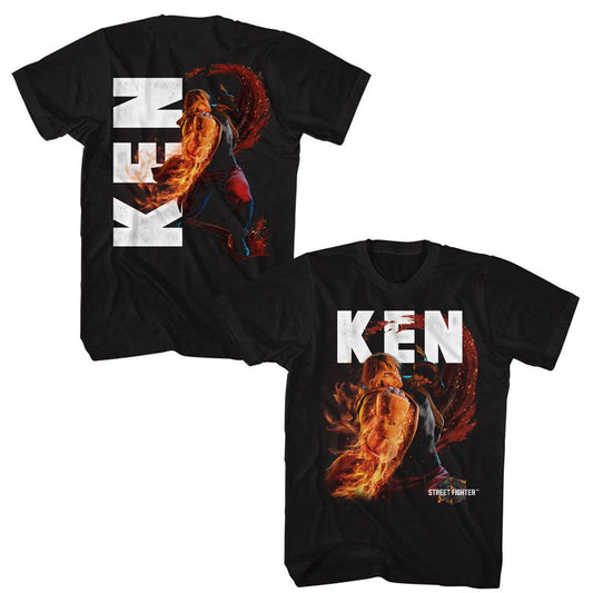 Street Fighter - Ken Character Boyfriend Tee