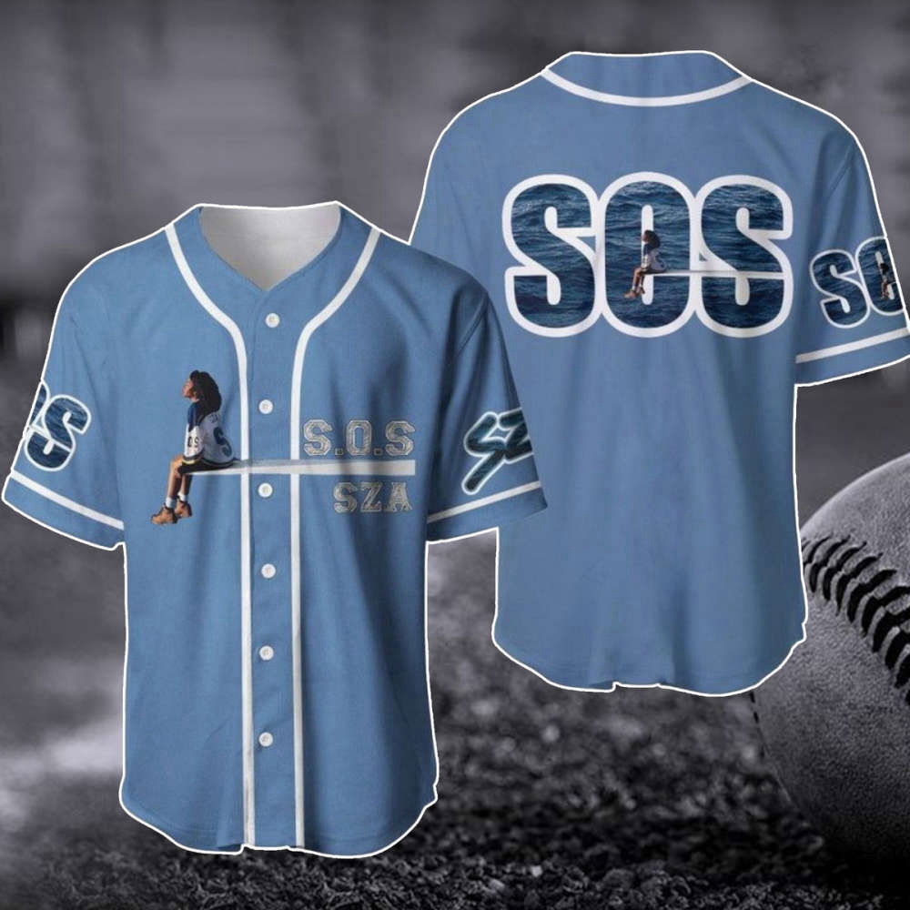 Sza SOS New Album Baseball Jersey & 2023 Tour Merch: Gift for Fan! - Aopprinter