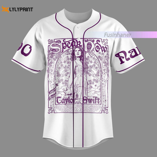 Taylor Baseball Jersey, Taylor Jersey Shirt, The Eras Tour Jersey, Speak Now Merch - lylyprint.com
