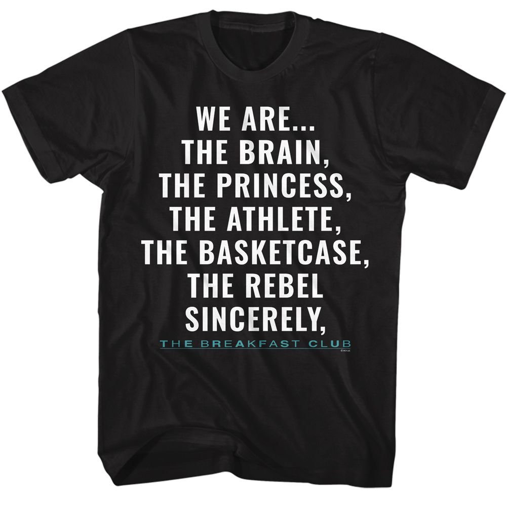 The Breakfast Club - Breakfast Club Sincerely Yours Boyfriend Tee