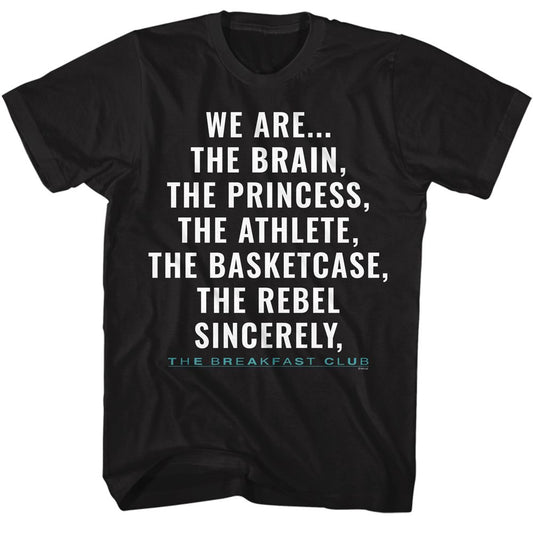 The Breakfast Club - Breakfast Club Sincerely Yours Boyfriend Tee