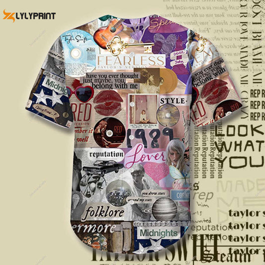 The Eras Tour Baseball Jersey, taylor version Jersey Shirt, Taylor Merch - lylyprint.com