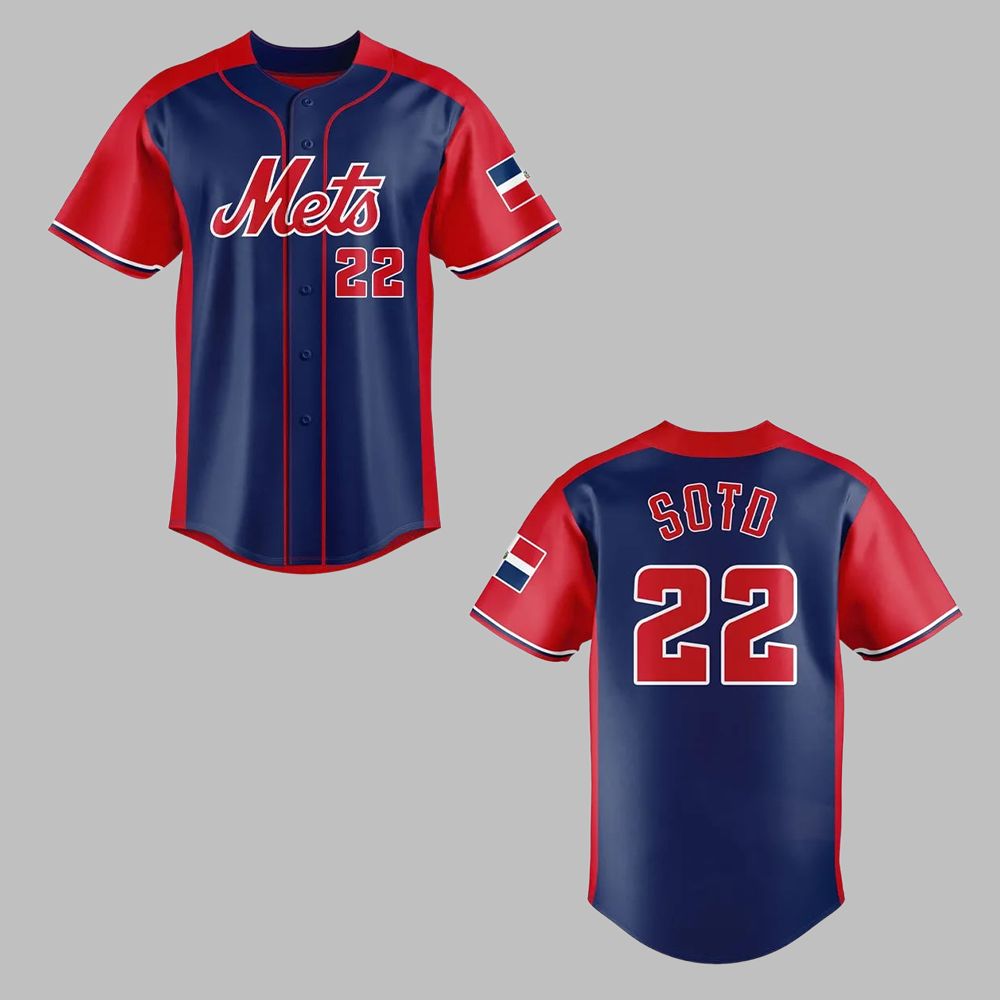 Mets Dominican Republic-themed Juan Soto Jersey Giveaway 2025 - Grishko.com