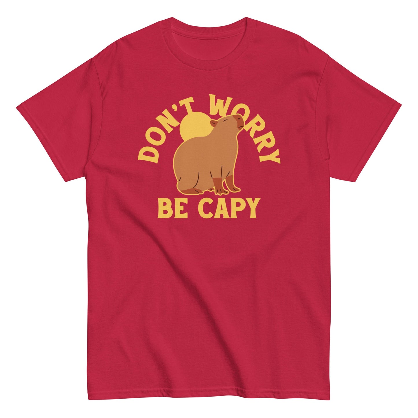 Don't Worry Be Capy Men's Classic Tee