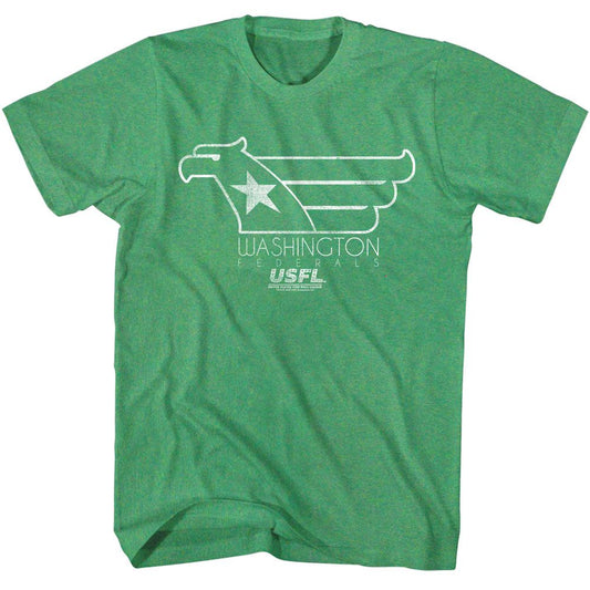 USFL - White Hawk T-Shirt