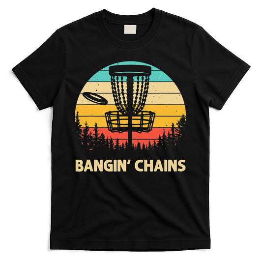 Vintage Disc Golf Basket Tree Funny Stupid Tree Frisbee T-Shirt