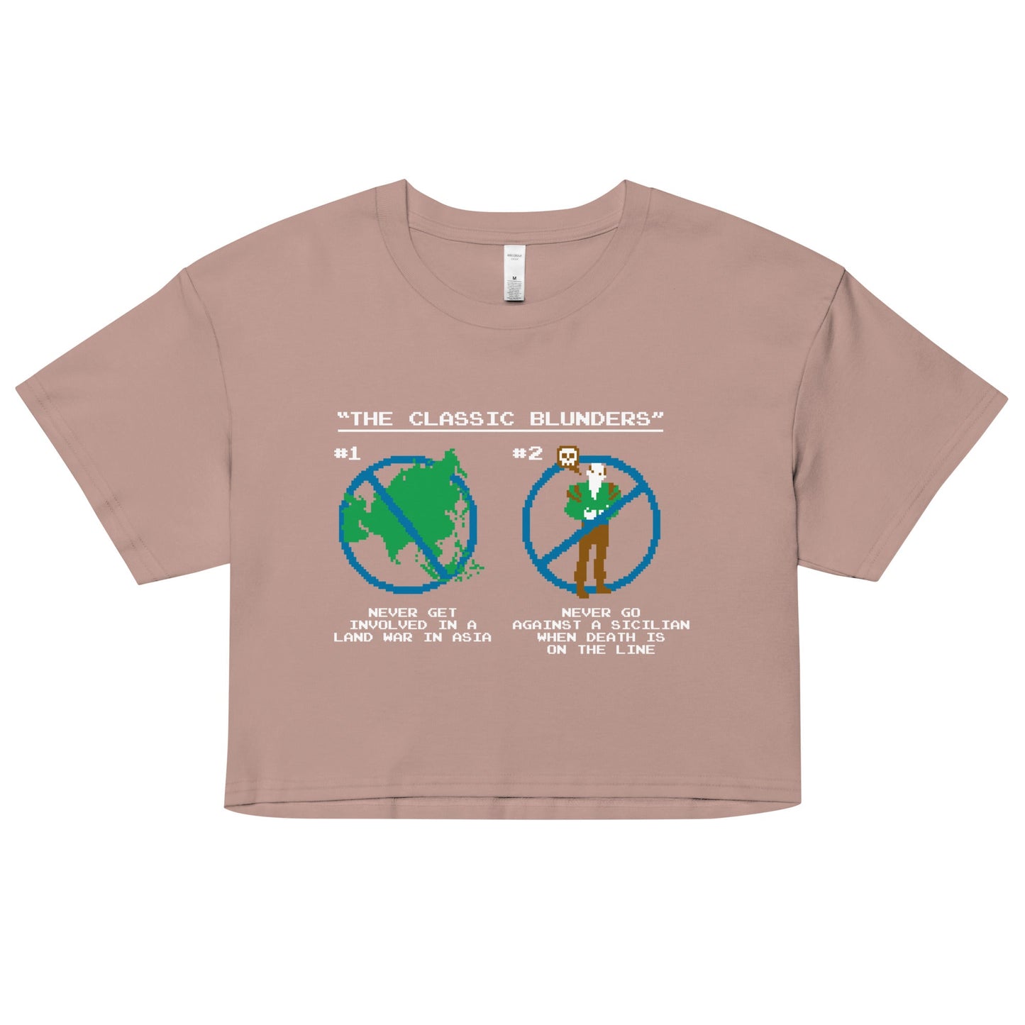 The Classic Blunders Women's Crop Tee