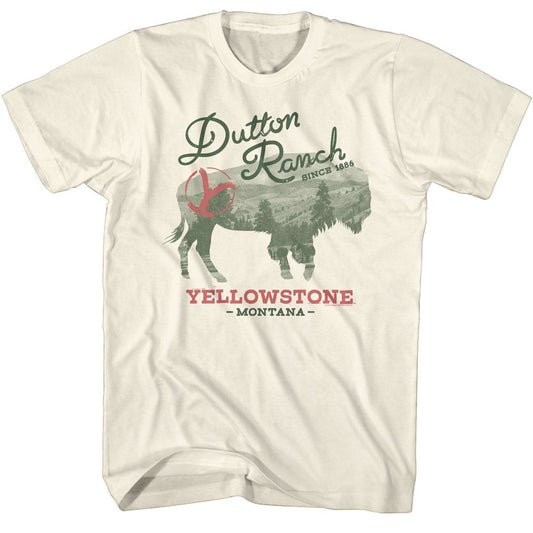 Yellowstone - Buffalo Landscape Boyfriend Tee