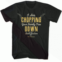 Yellowstone - Chopping Your Family Tree Quote Boyfriend Tee