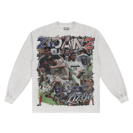 Zidane France Classic Long Sleeved Tee